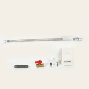 Install Kit (T-stat. shut-off valve. flex connector. 1/2 nipple)