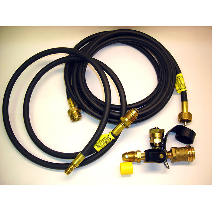 Stay A While Deluxe 12ft Propane Hose Assembly Kit