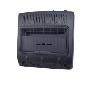 Vent Free Natural Gas Garage Heater 30.000 BTU/Hr. (Black)